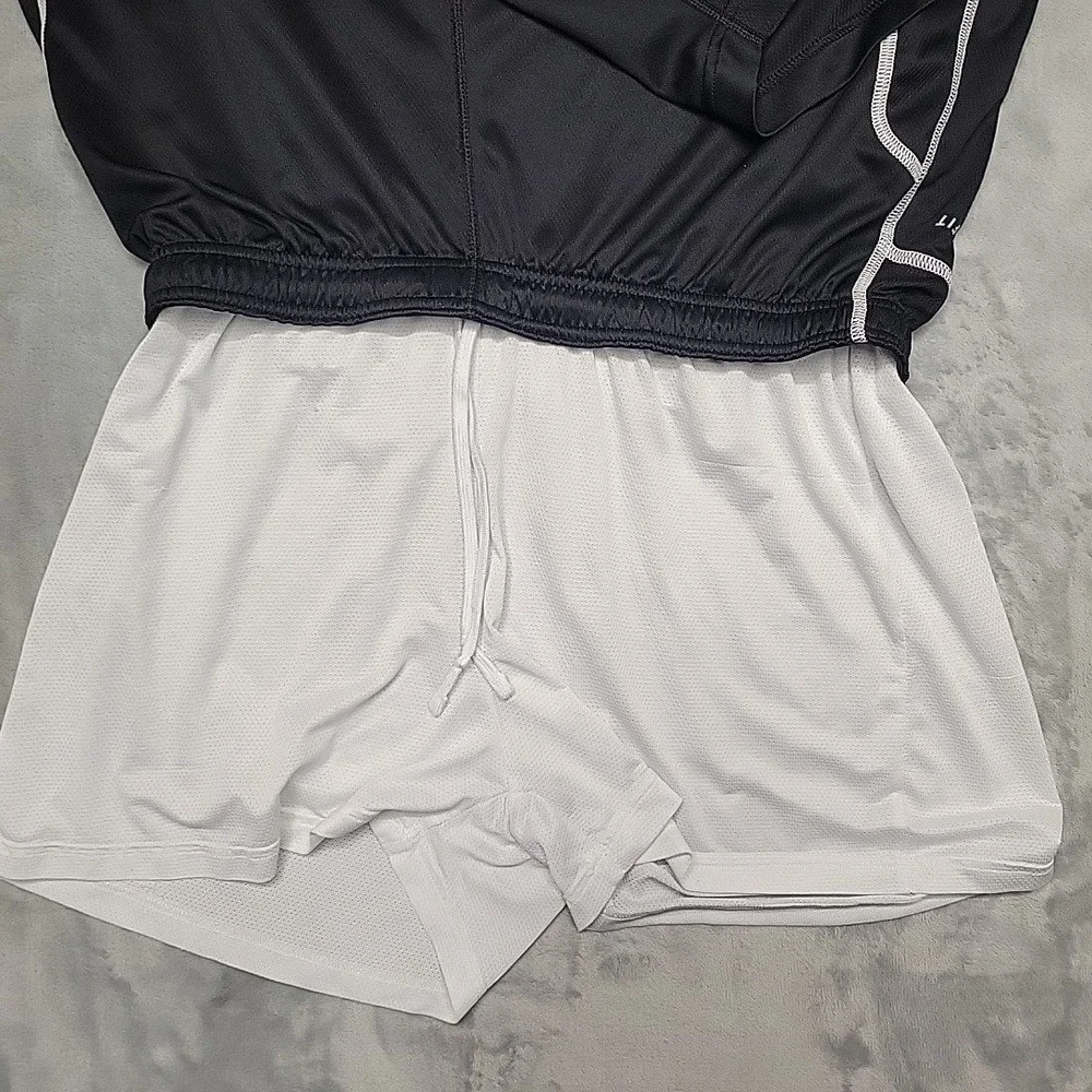 Nike Soccer Shorts Men Large Black Dri-Fit Athletic Gym Training Running Retro